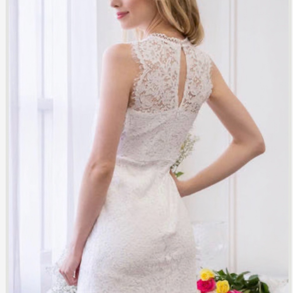 Blu Pepper White Lace Minidress Multiple Sizes - Picture 5 of 10